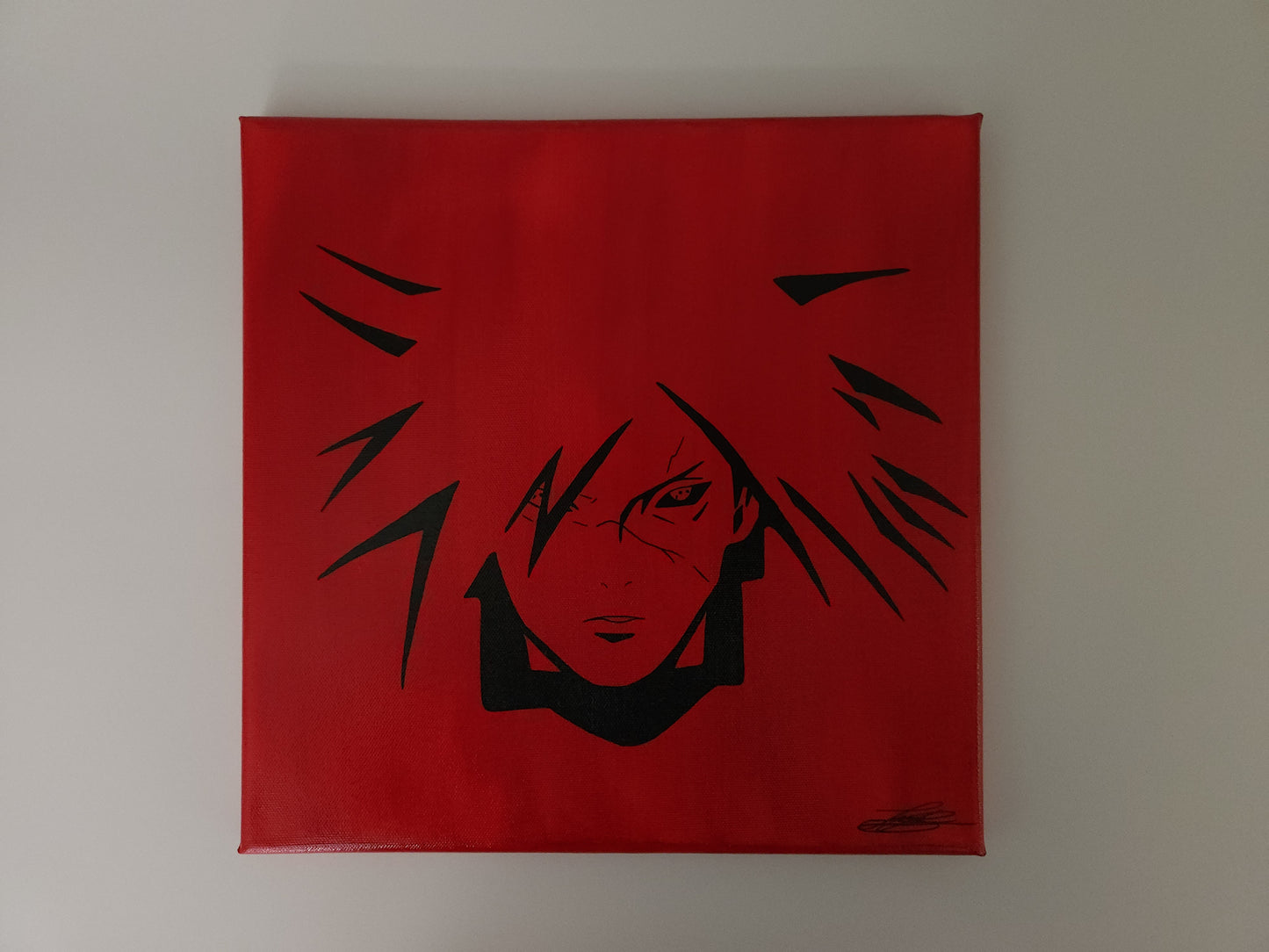 Madara Uchiha Handmade Acrylic Anime Painting