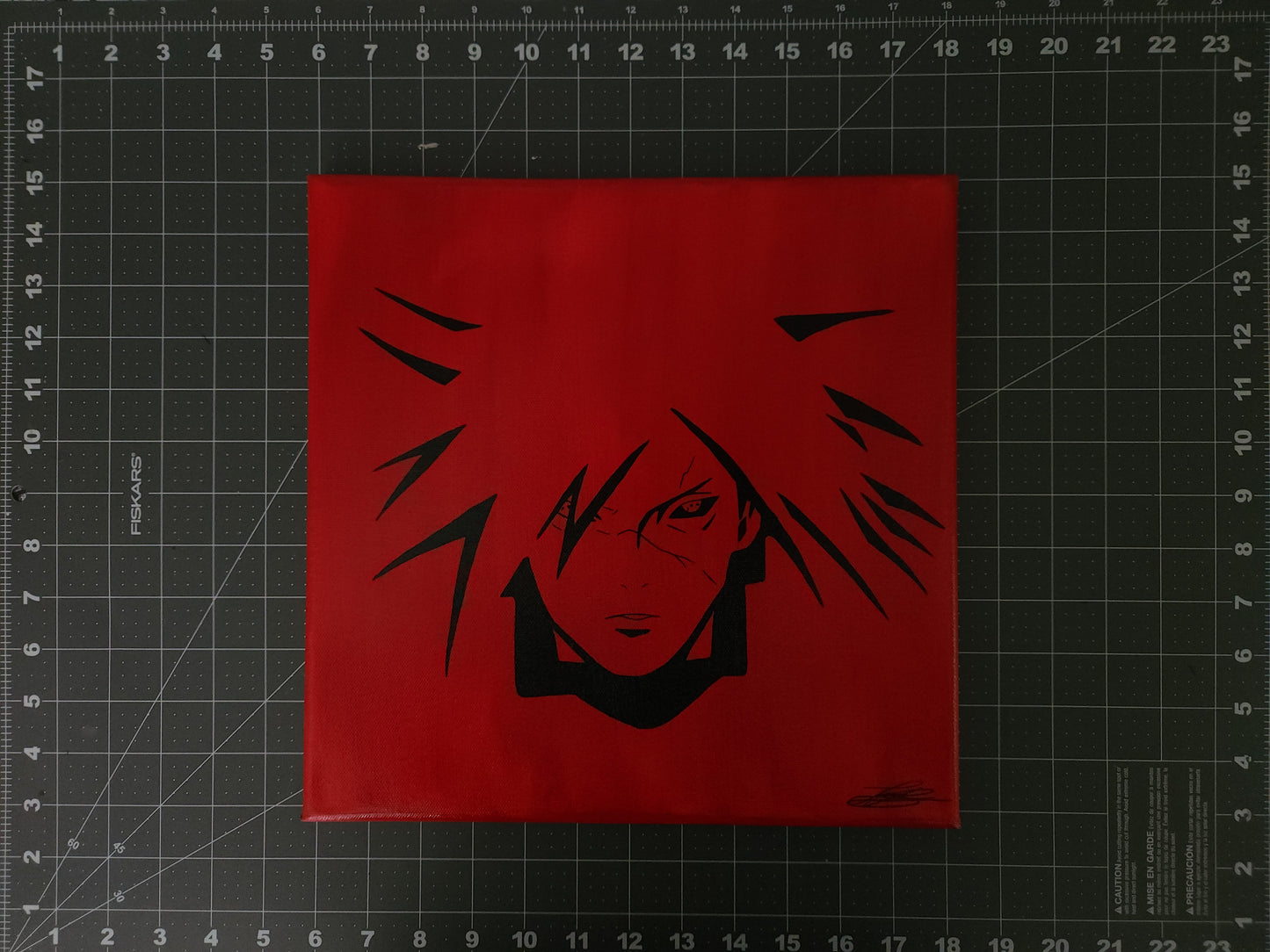 Madara Uchiha Handmade Acrylic Anime Painting