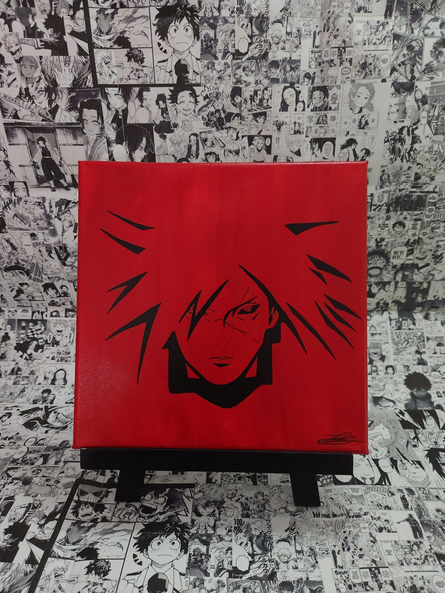 Madara Uchiha Handmade Acrylic Anime Painting