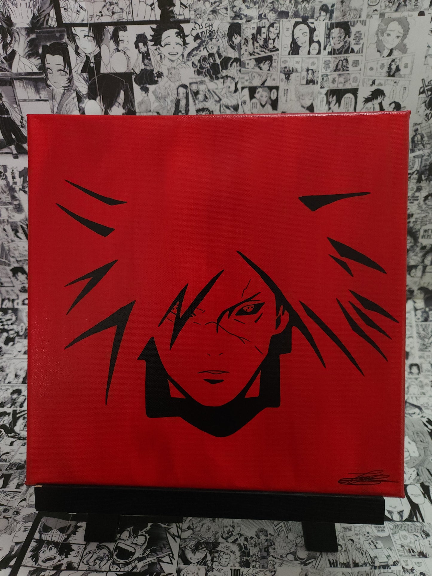 Madara Uchiha Handmade Acrylic Anime Painting