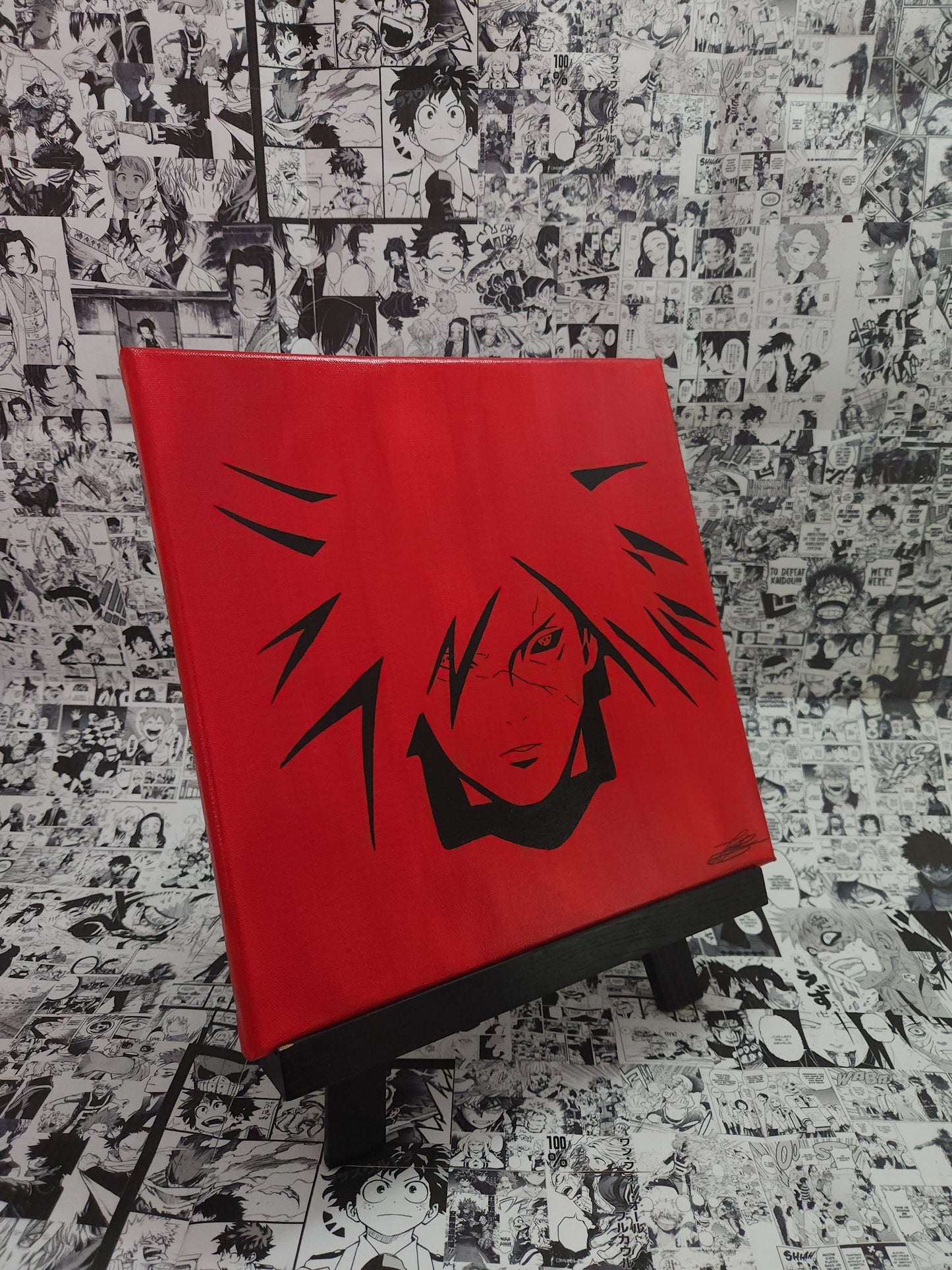 Madara Uchiha Handmade Acrylic Anime Painting