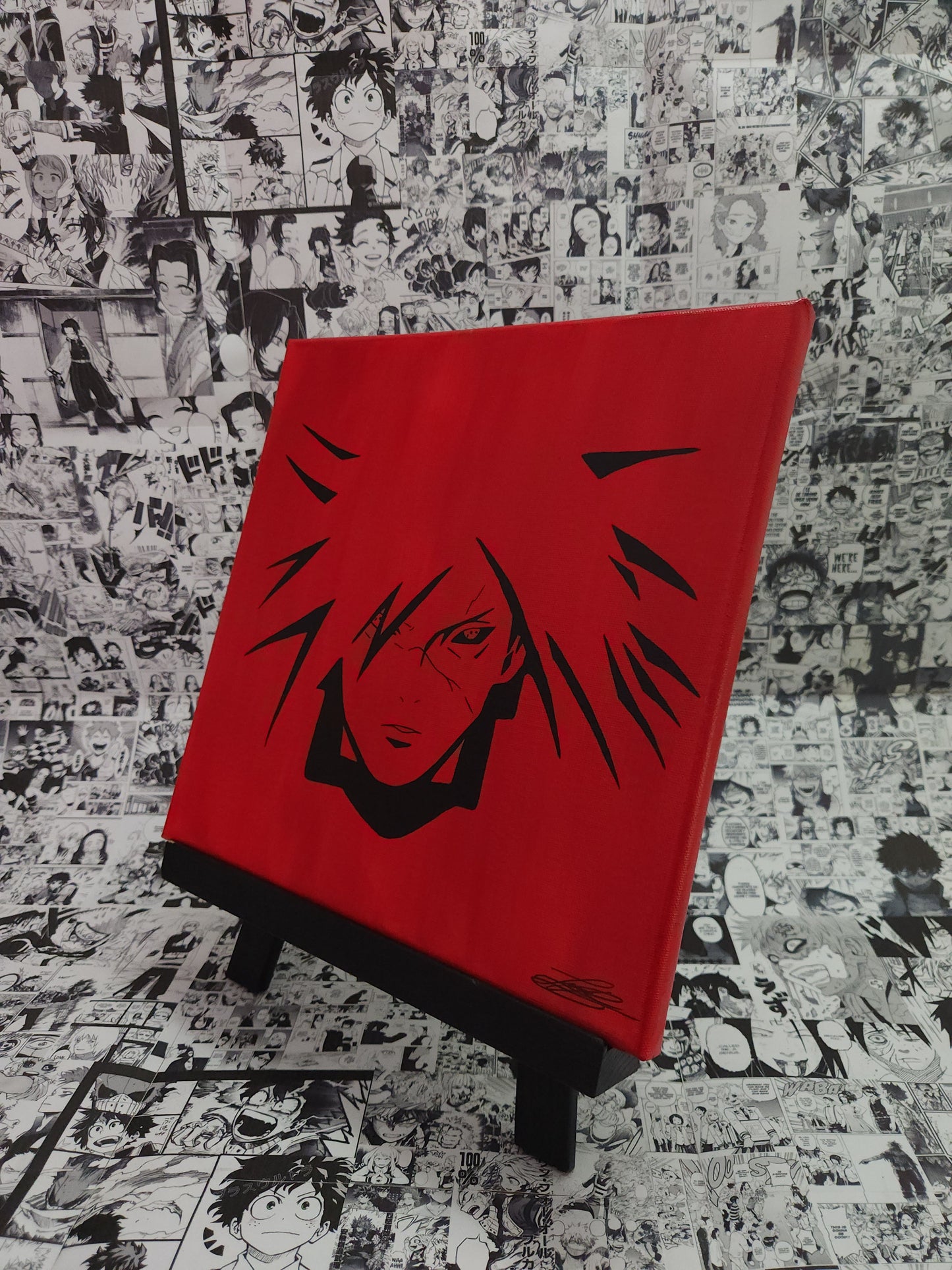 Madara Uchiha Handmade Acrylic Anime Painting