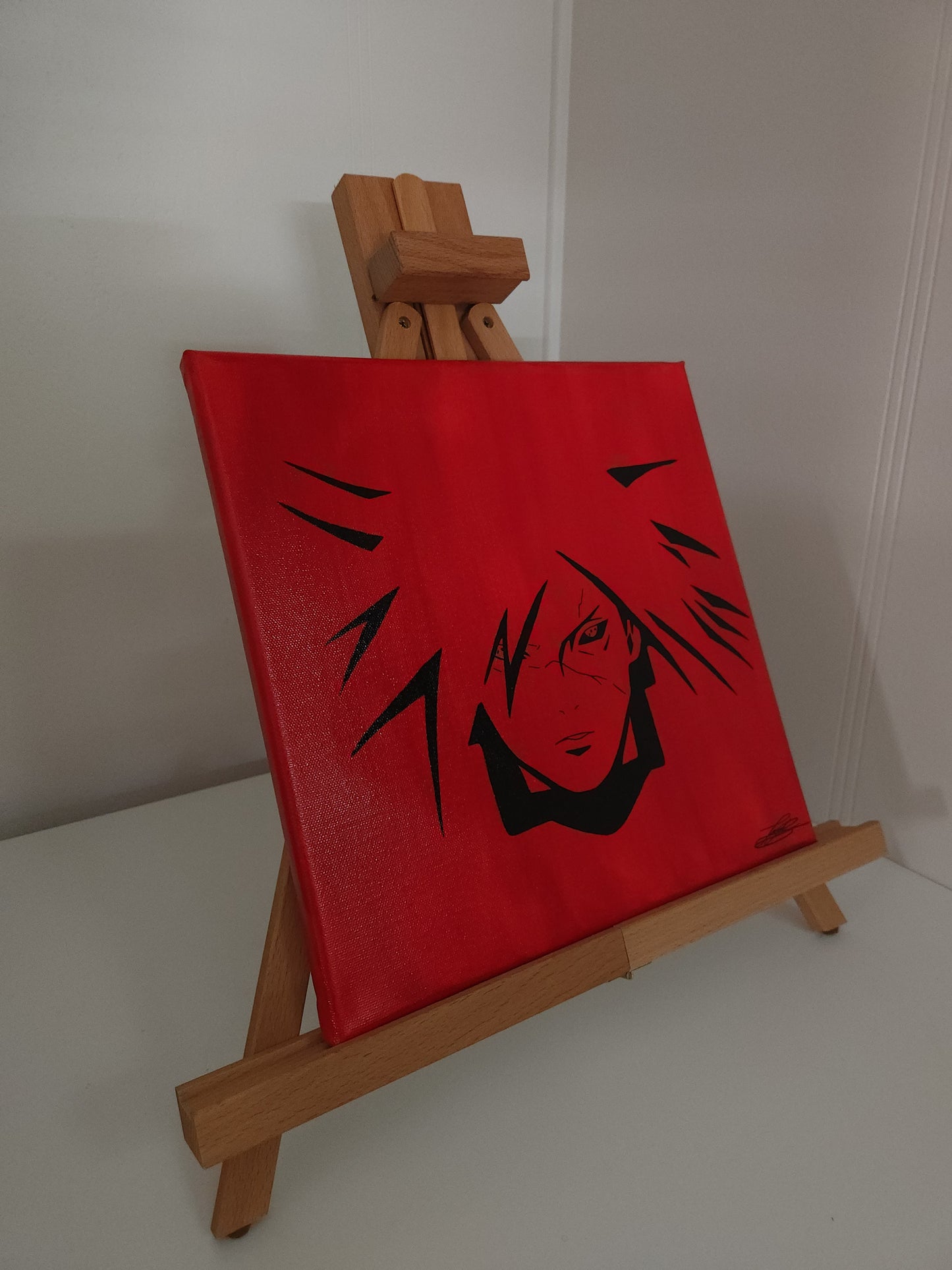 Madara Uchiha Handmade Acrylic Anime Painting