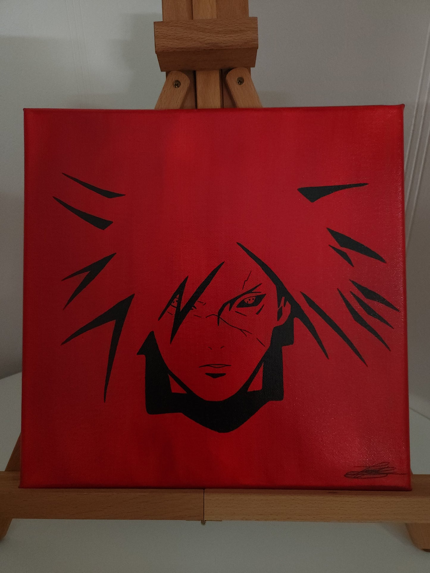 Madara Uchiha Handmade Acrylic Anime Painting