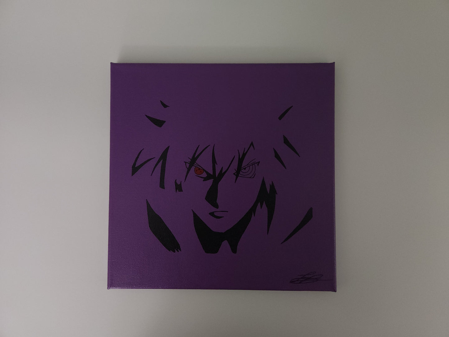 Sasuke Uchiha Handmade Acrylic Anime Painting