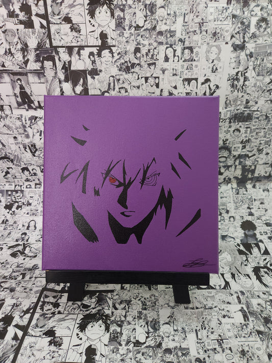 Sasuke Uchiha Handmade Acrylic Anime Painting