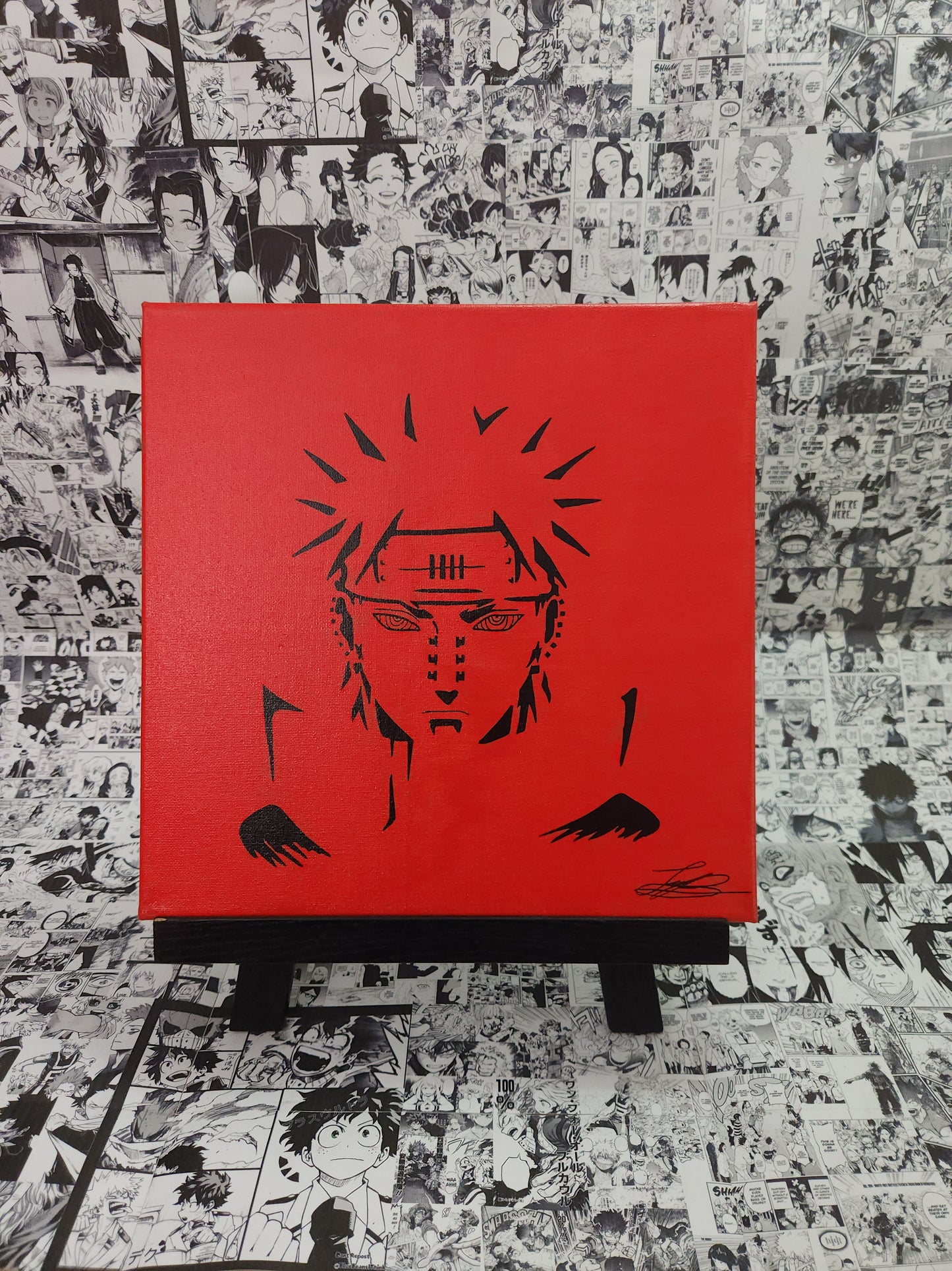 Pain Handmade Acrylic Anime Painting