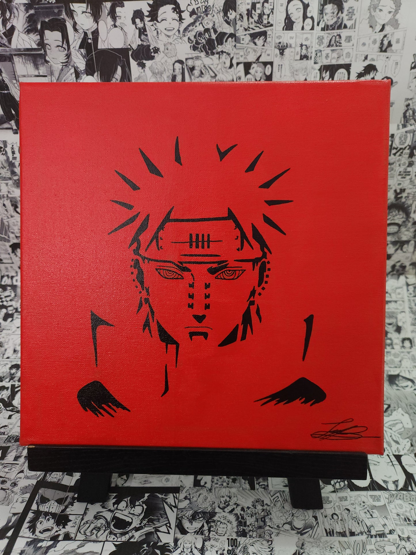 Pain Handmade Acrylic Anime Painting