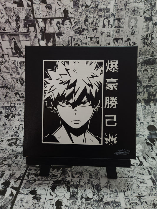 Katsuki Bakugo Handmade Acrylic Anime Painting