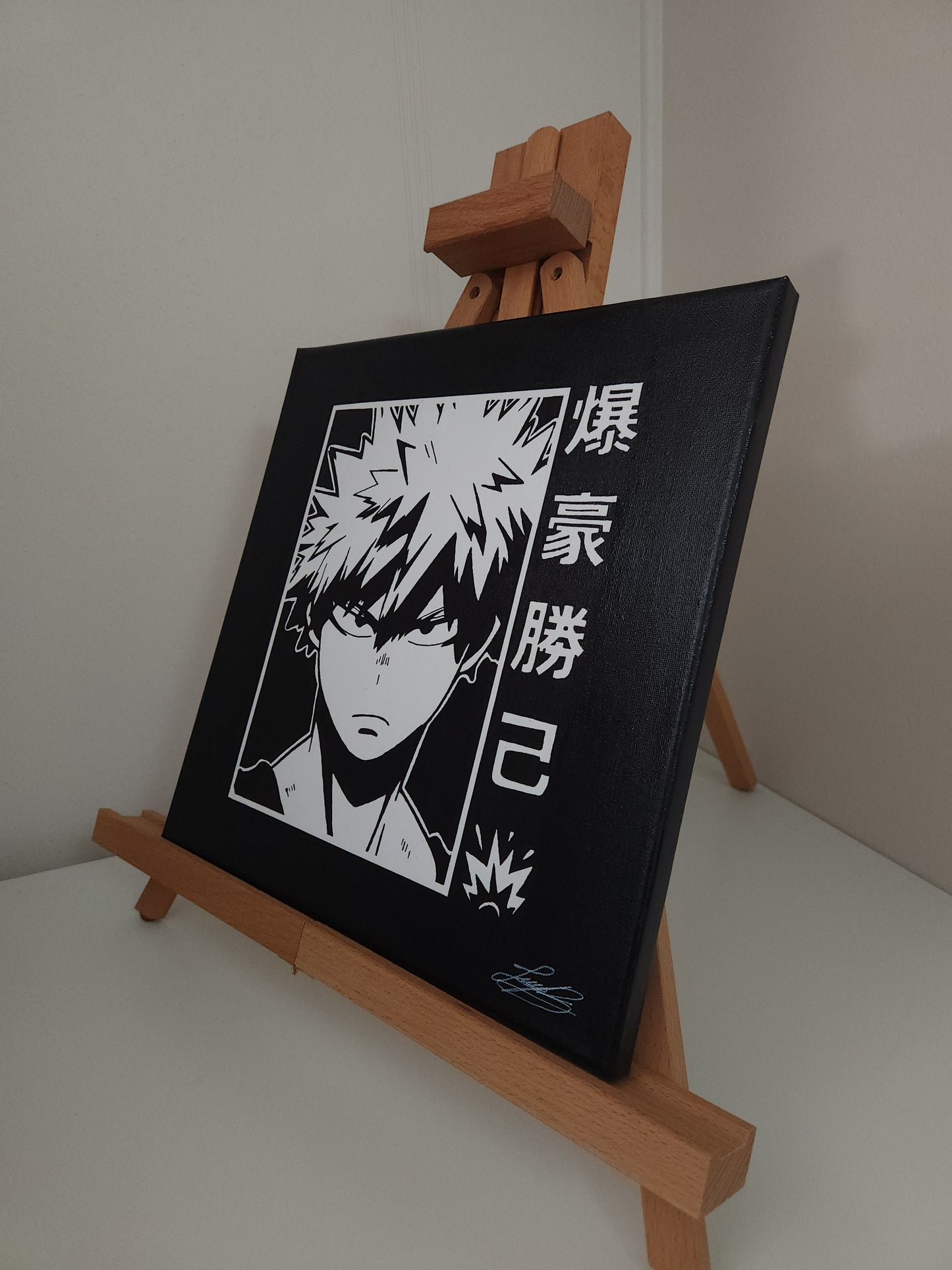 Katsuki Bakugo Handmade Acrylic Anime Painting