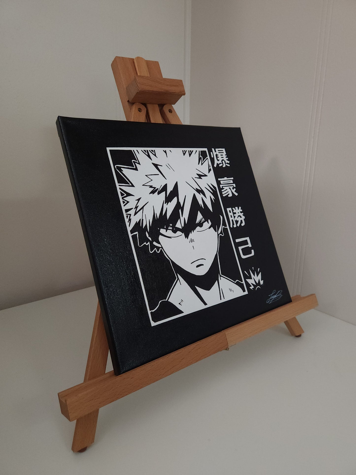 Katsuki Bakugo Handmade Acrylic Anime Painting
