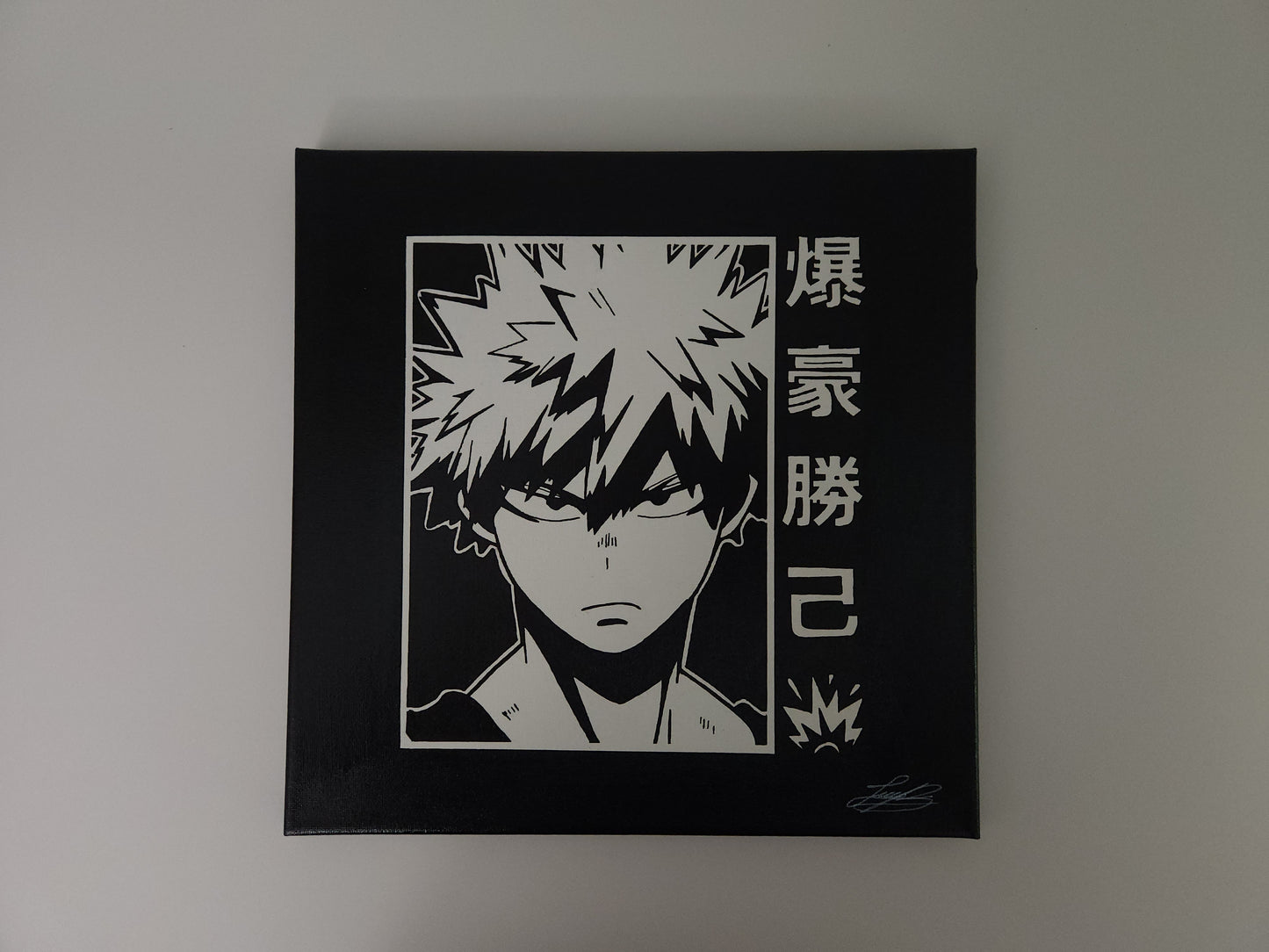 Katsuki Bakugo Handmade Acrylic Anime Painting