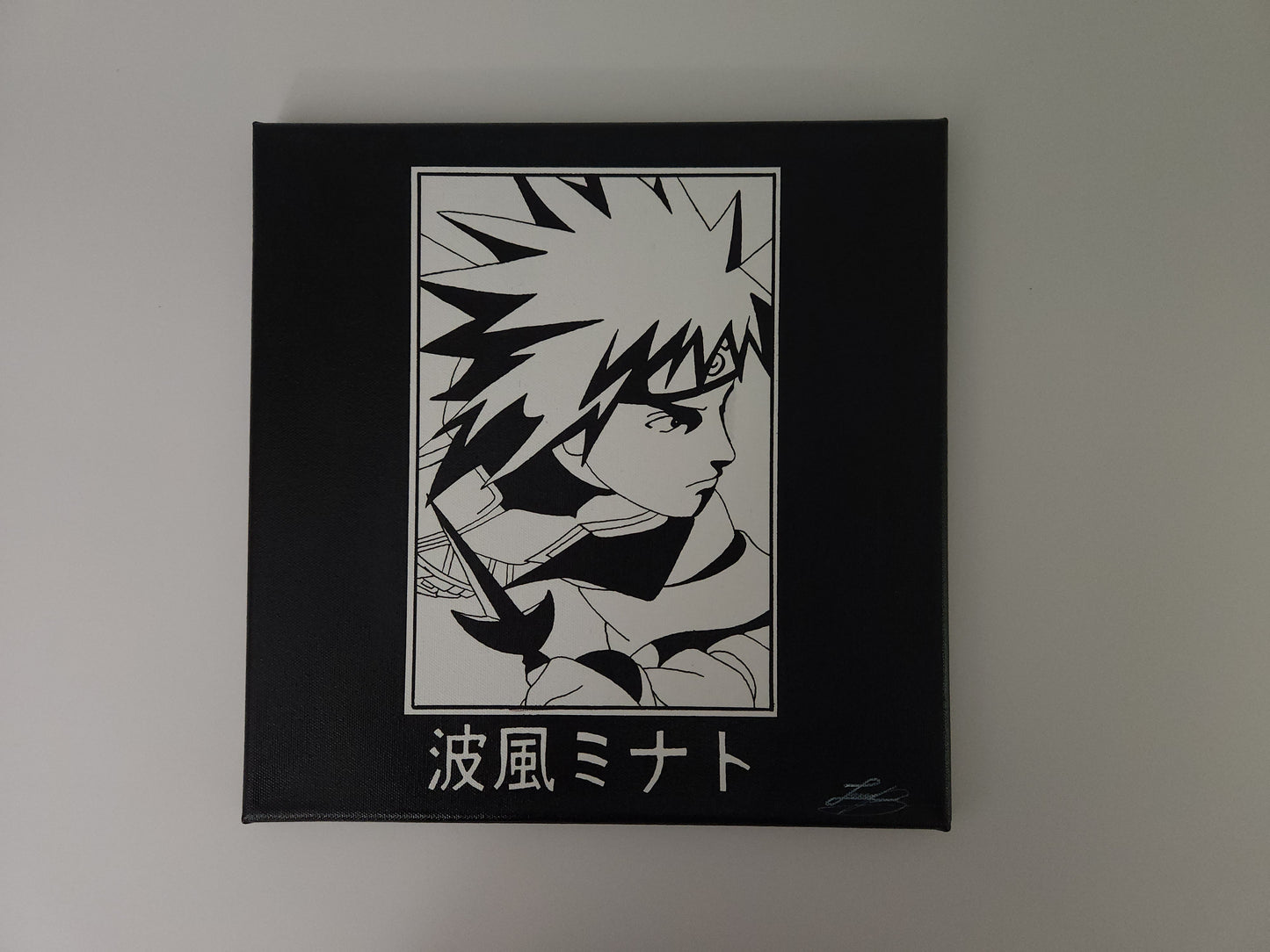 Minato Namikaze Handmade Acrylic Anime Painting