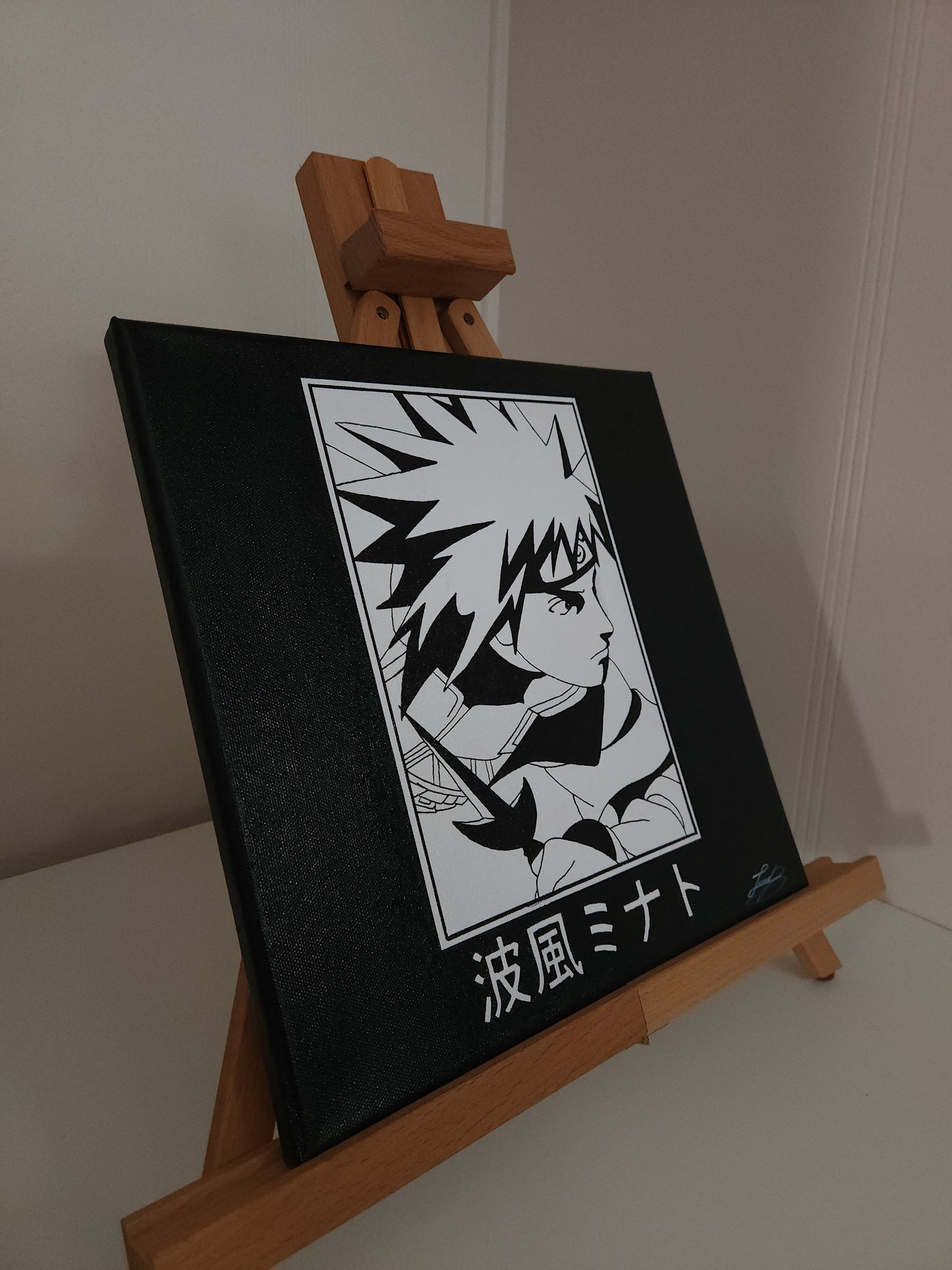 Minato Namikaze Handmade Acrylic Anime Painting