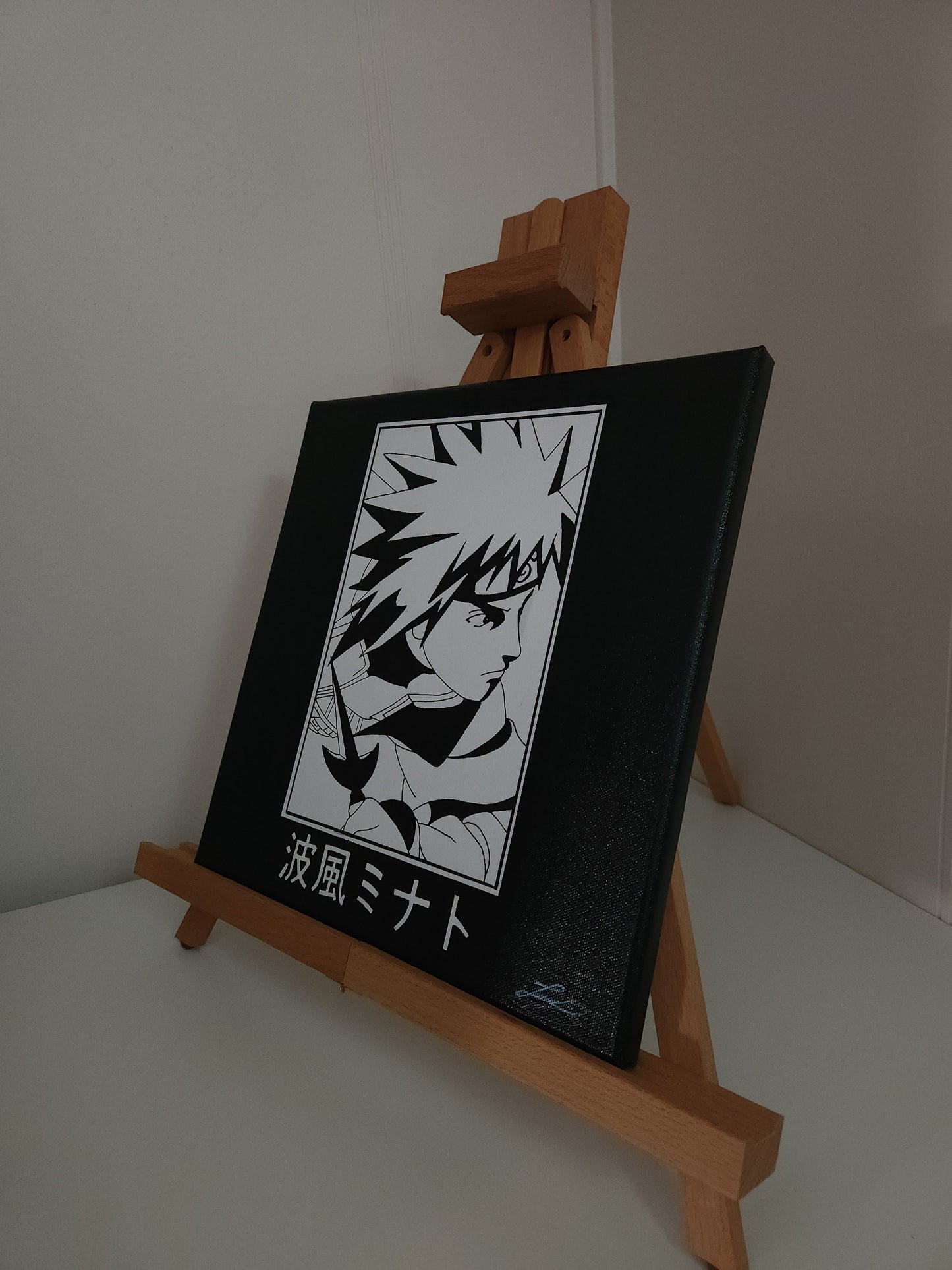 Minato Namikaze Handmade Acrylic Anime Painting