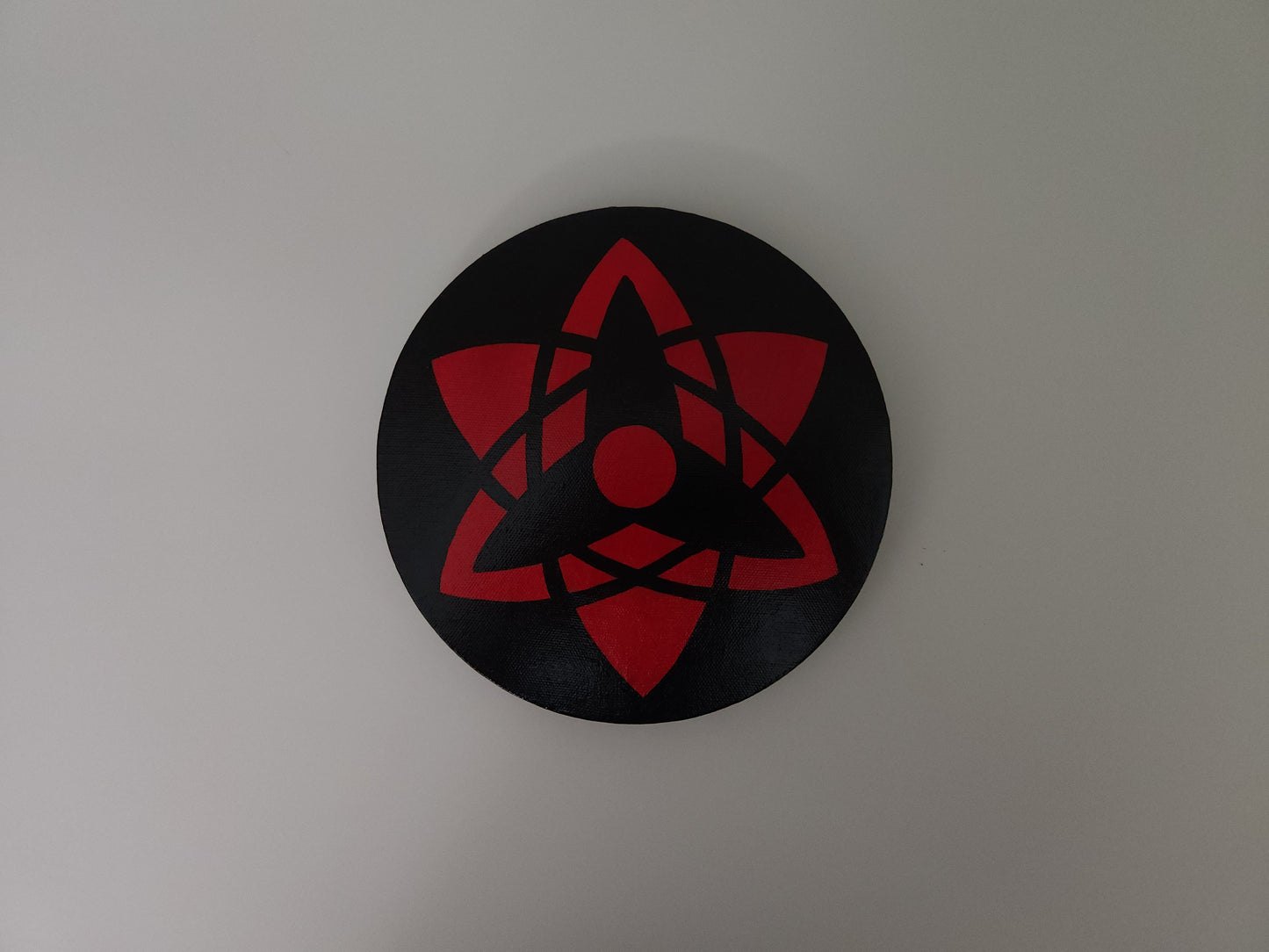 Sasuke Uchiha Eternal Mangekyo Sharingan Handmade Acrylic Anime Painting