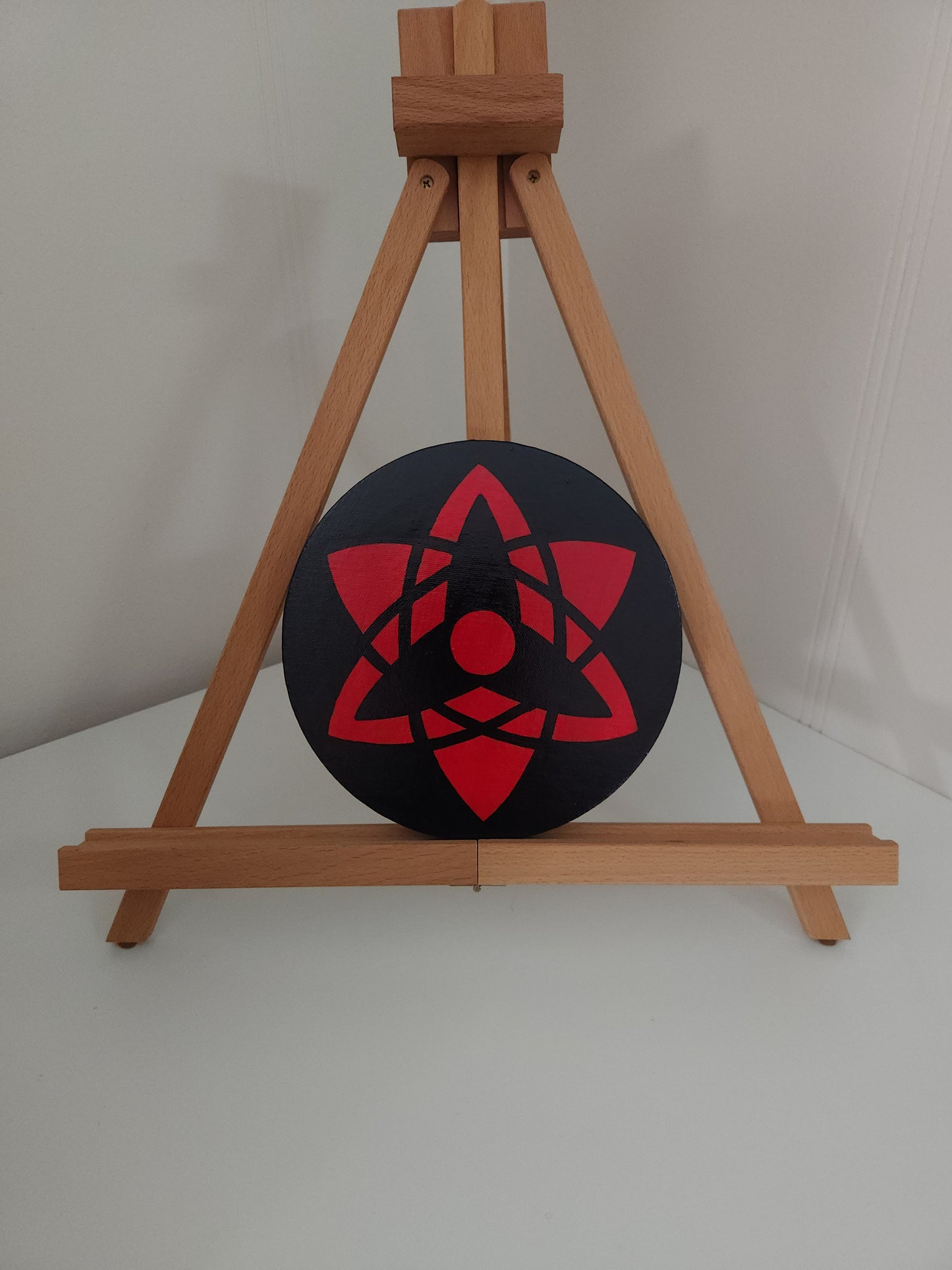 Sasuke Uchiha Eternal Mangekyo Sharingan Handmade Acrylic Anime Painting
