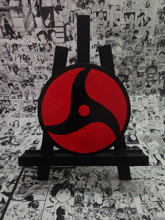 Itachi Uchiha Mangekyo Sharingan Handmade Acrylic Anime Painting
