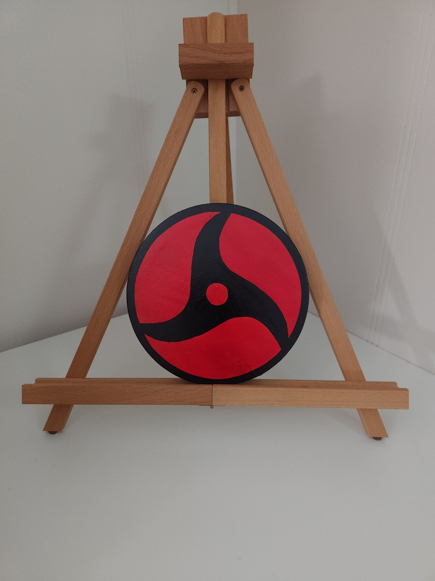 Itachi Uchiha Mangekyo Sharingan Handmade Acrylic Anime Painting