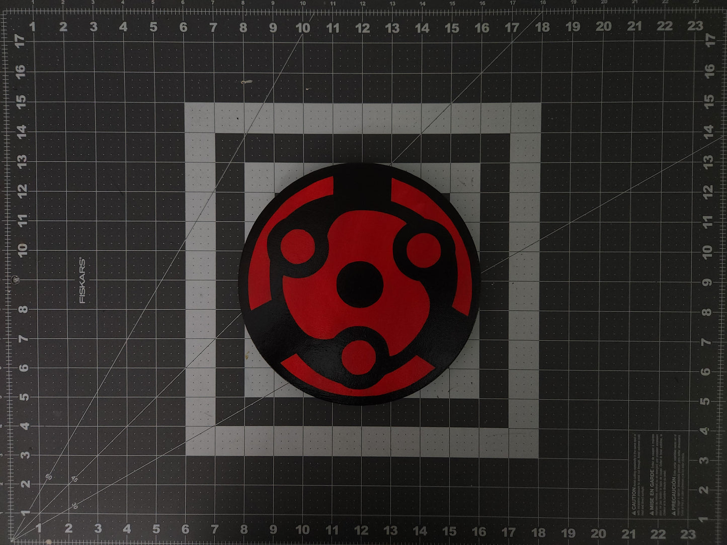 Madara Uchiha Eternal Mangekyo Sharingan Handmade Acrylic Anime Painting