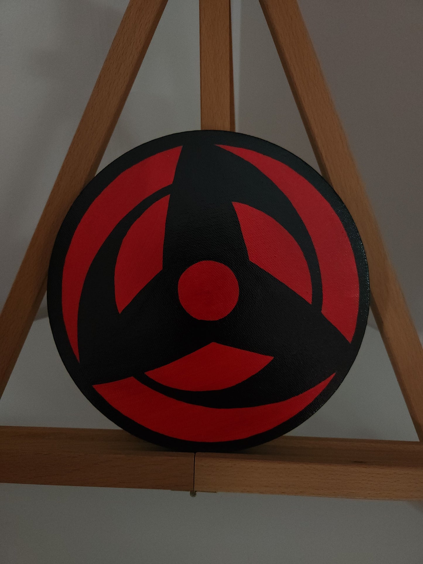 Obito Uchiha Mangekyo Sharingan Handmade Acrylic Anime Painting
