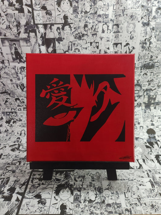 Gaara Acrylic Anime Painting