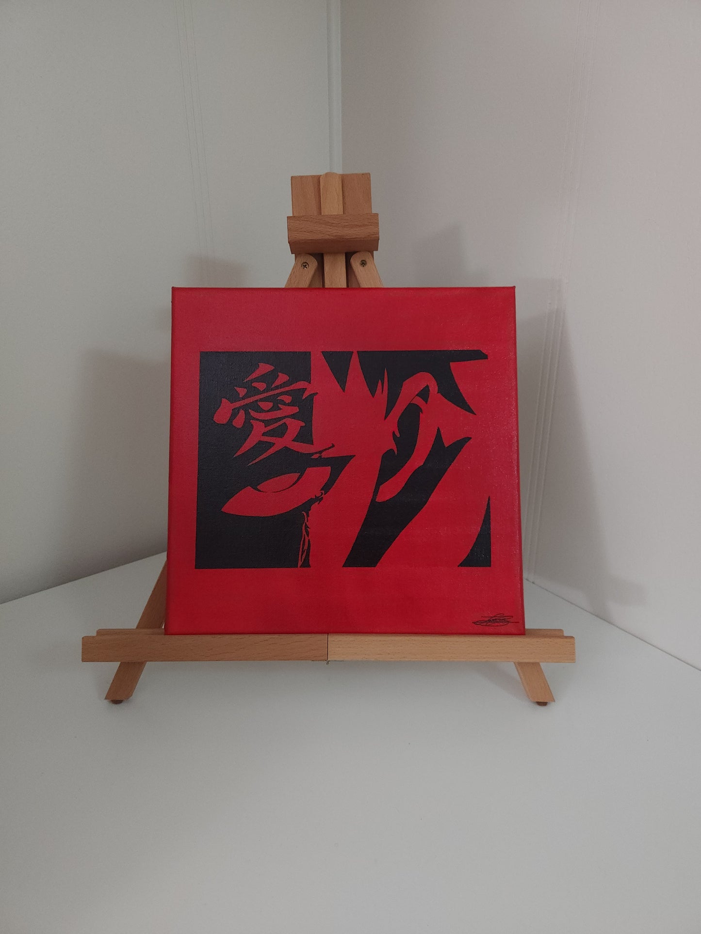 Gaara Acrylic Anime Painting