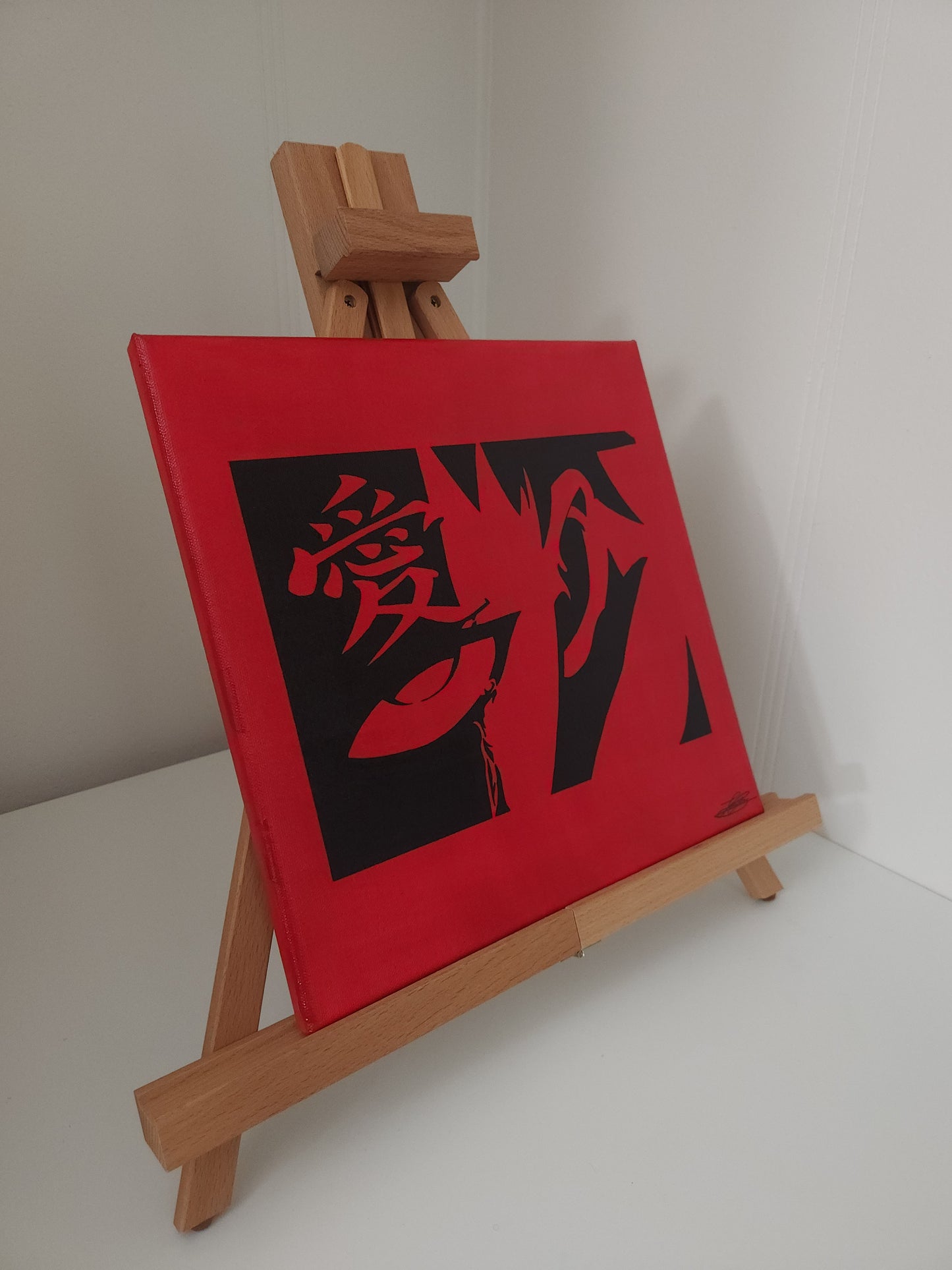 Gaara Acrylic Anime Painting