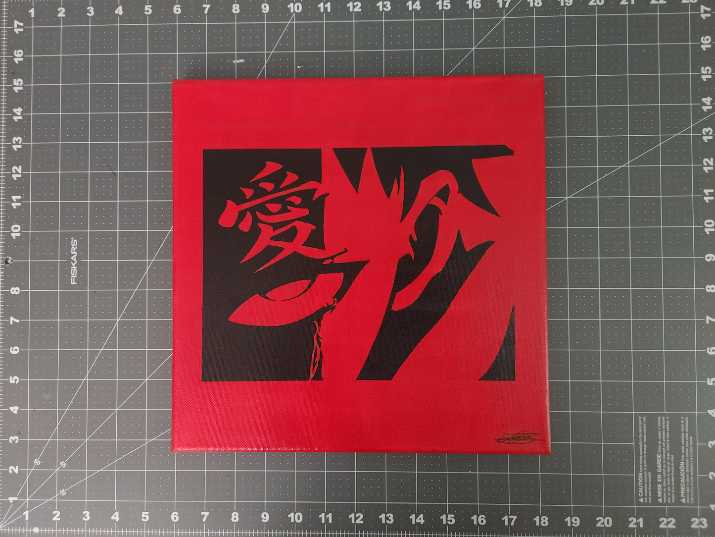 Gaara Acrylic Anime Painting