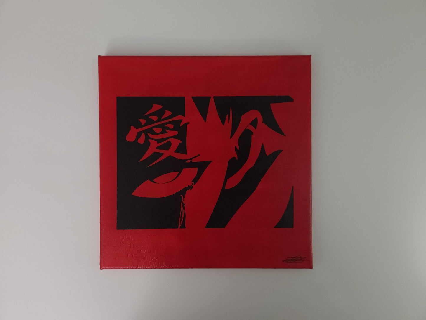 Gaara Acrylic Anime Painting