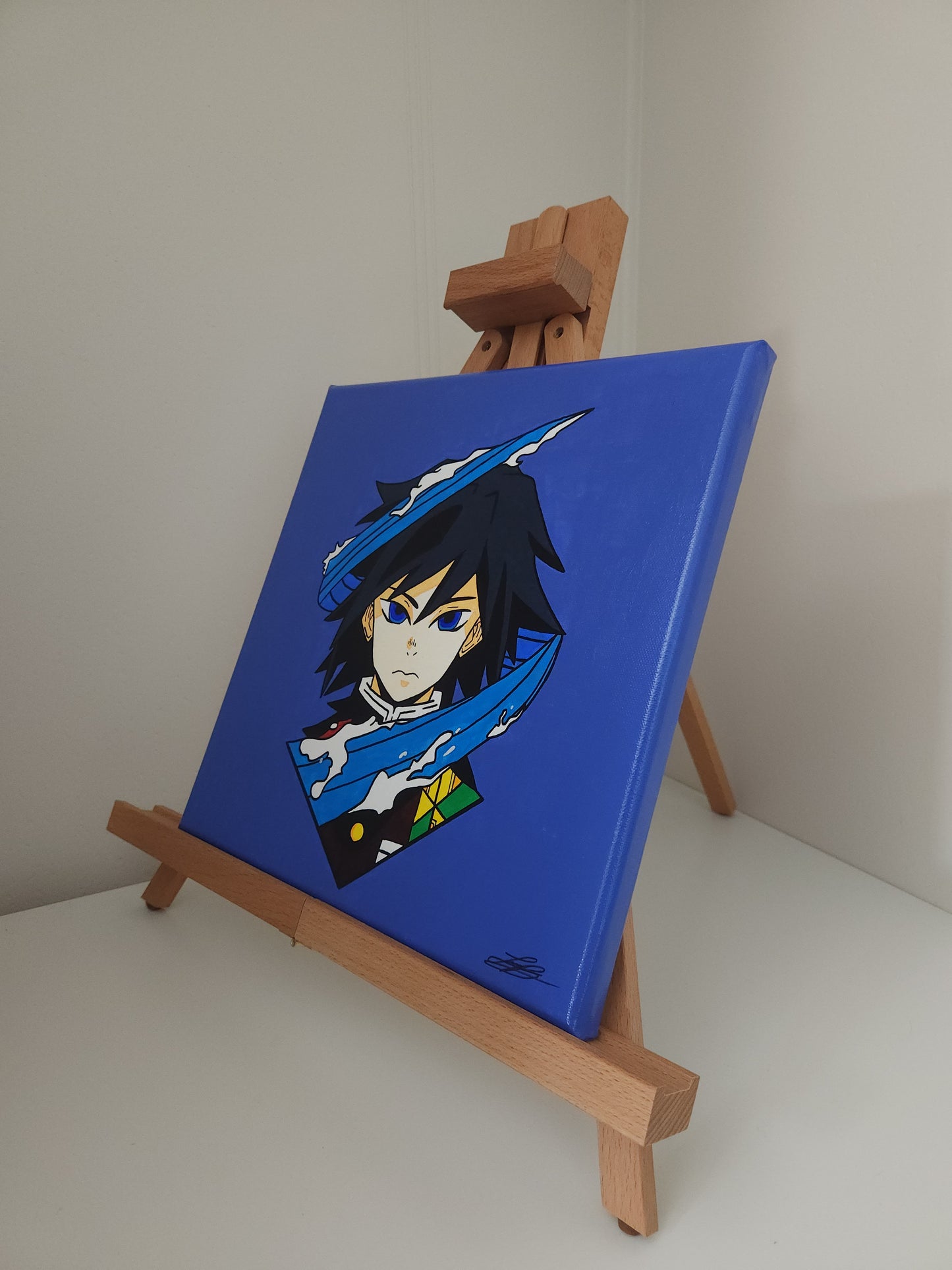 Giyu Tomioka Handmade Acrylic Anime Painting