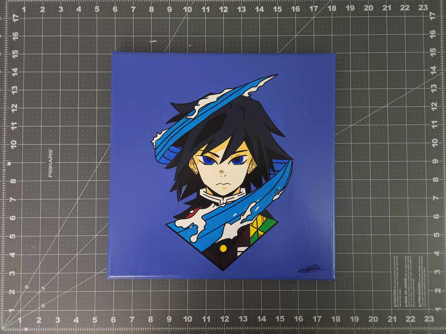 Giyu Tomioka Handmade Acrylic Anime Painting