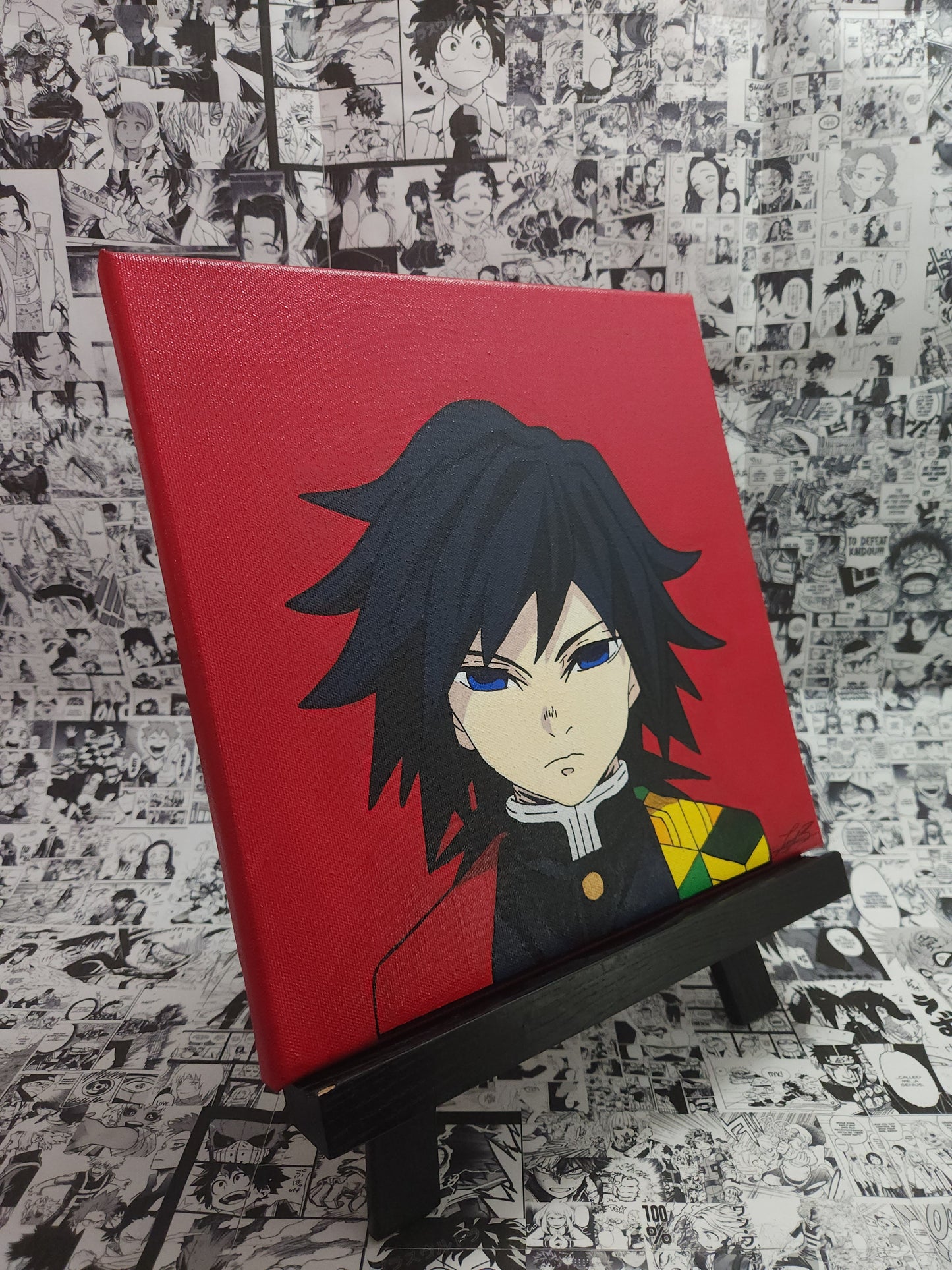 Giyu Tomioka Handmade Acrylic Anime Painting
