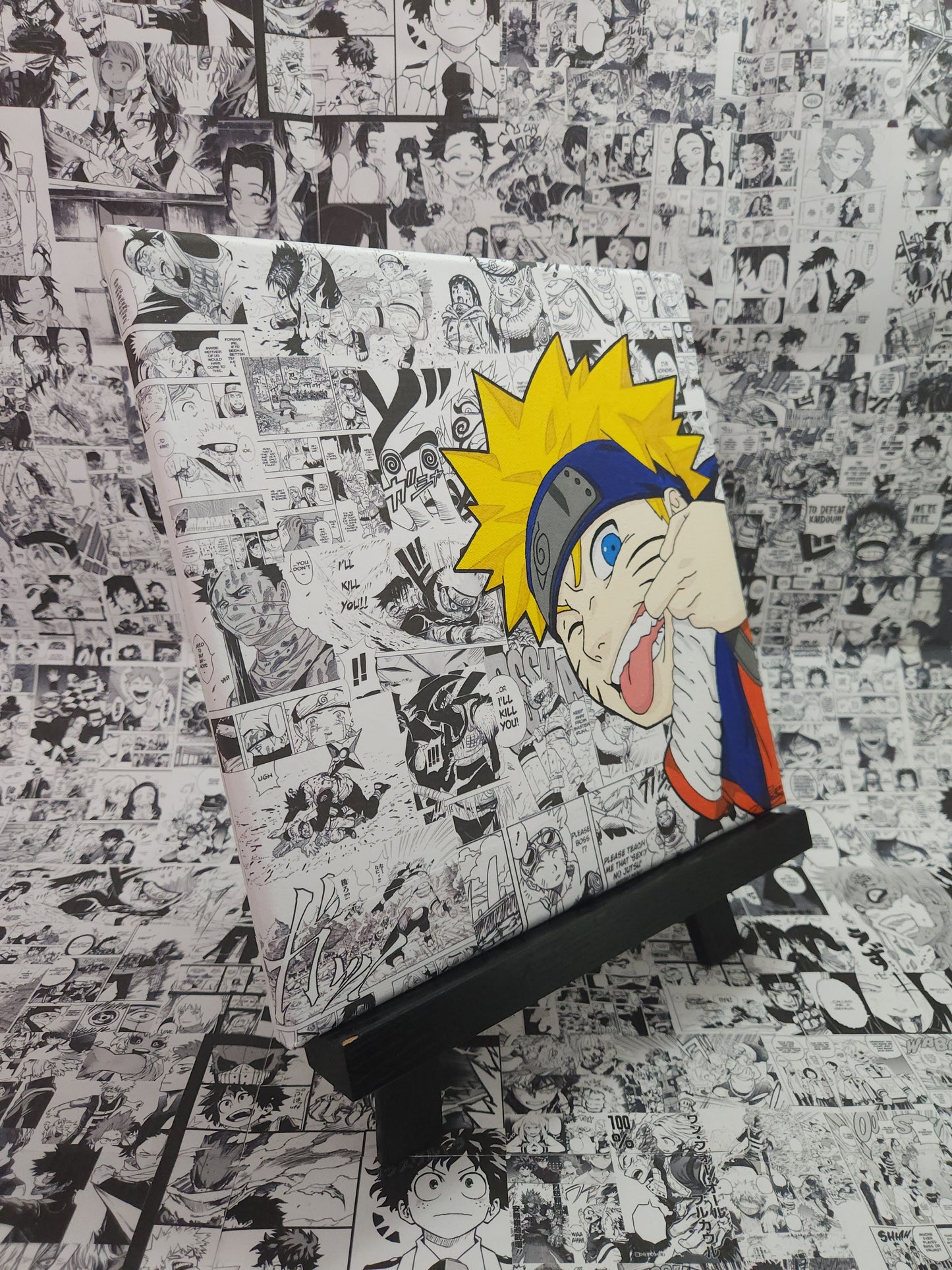 Naruto Uzumaki Handmade Acrylic Anime Painting