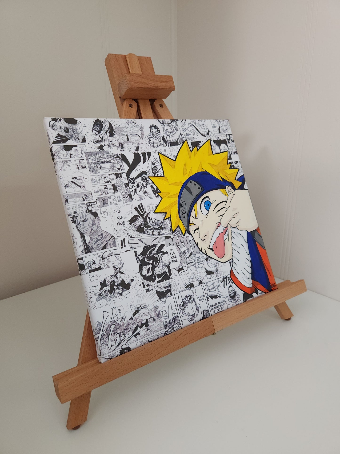 Naruto Uzumaki Handmade Acrylic Anime Painting