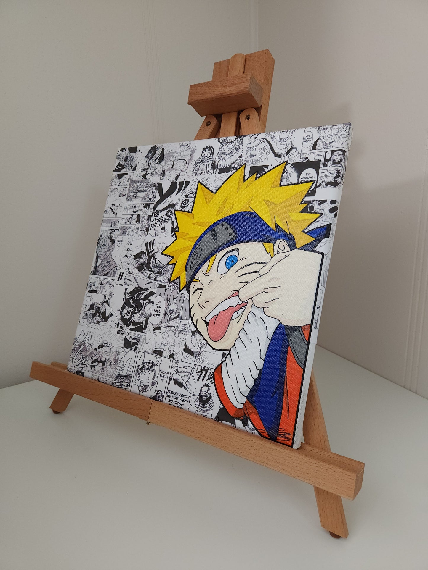 Naruto Uzumaki Handmade Acrylic Anime Painting