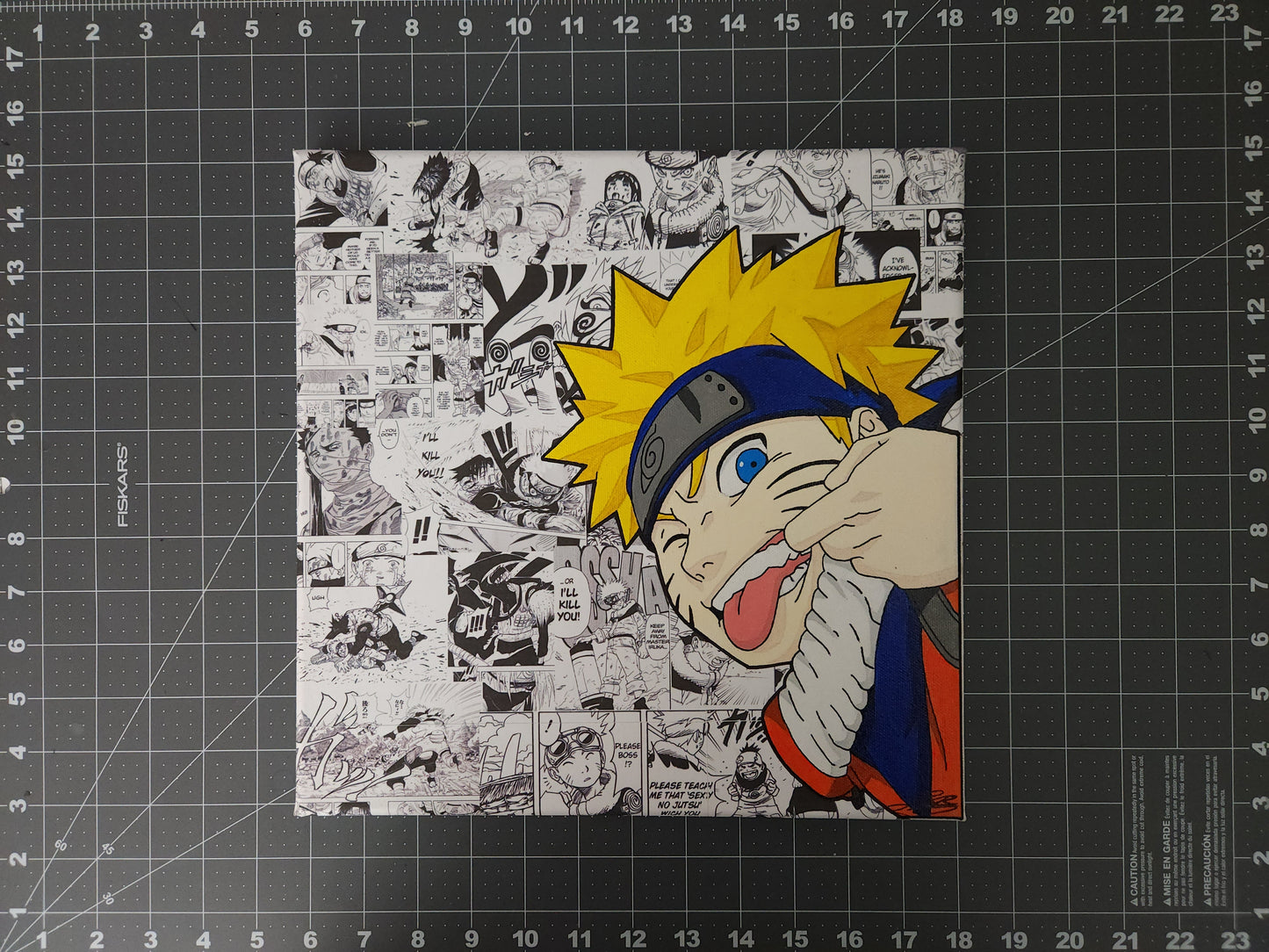 Naruto Uzumaki Handmade Acrylic Anime Painting