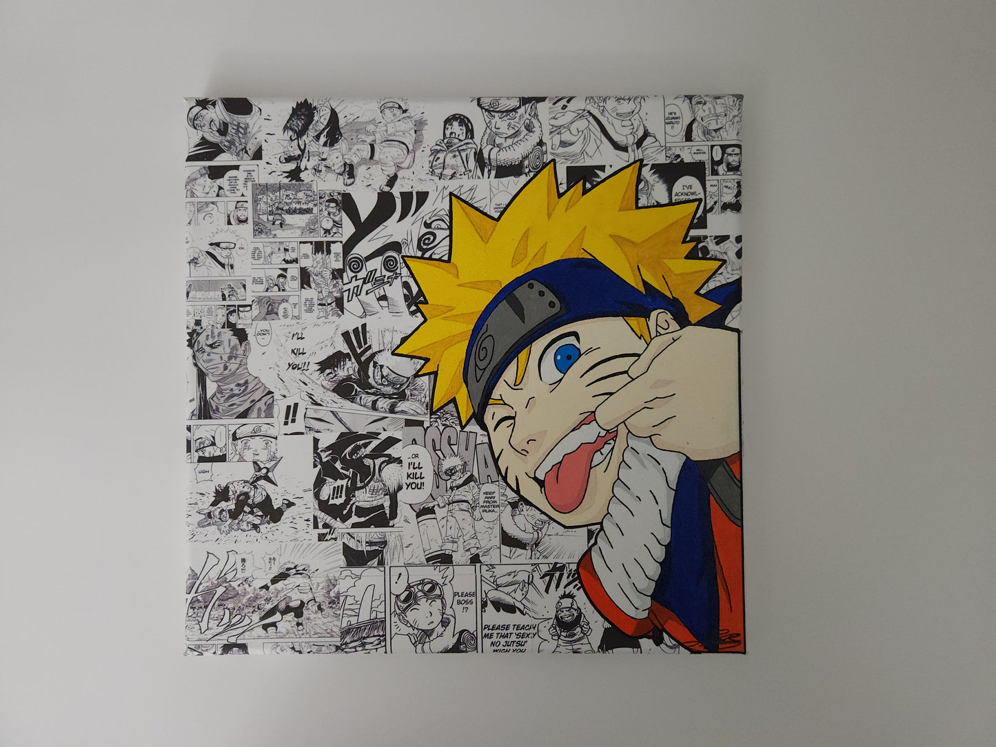 Naruto Uzumaki Handmade Acrylic Anime Painting