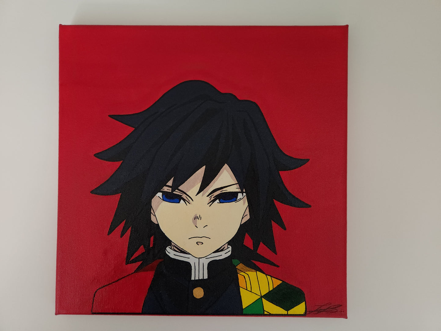 Giyu Tomioka Handmade Acrylic Anime Painting