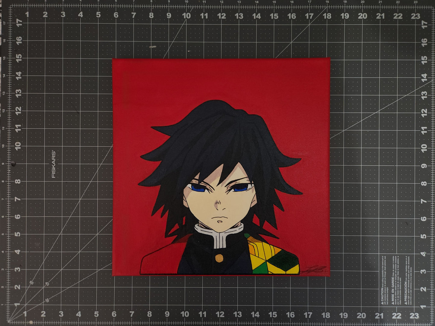 Giyu Tomioka Handmade Acrylic Anime Painting