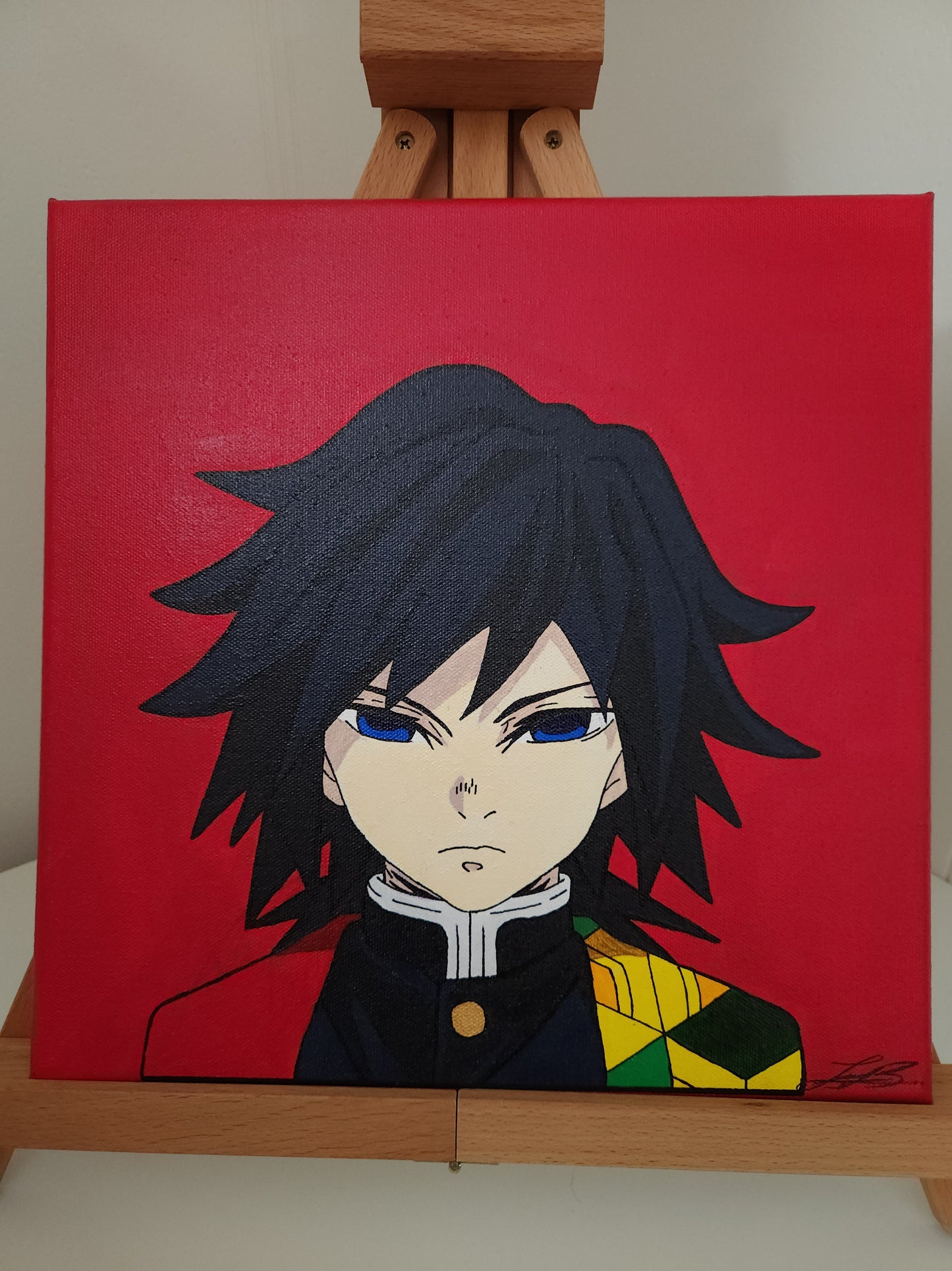 Giyu Tomioka Handmade Acrylic Anime Painting