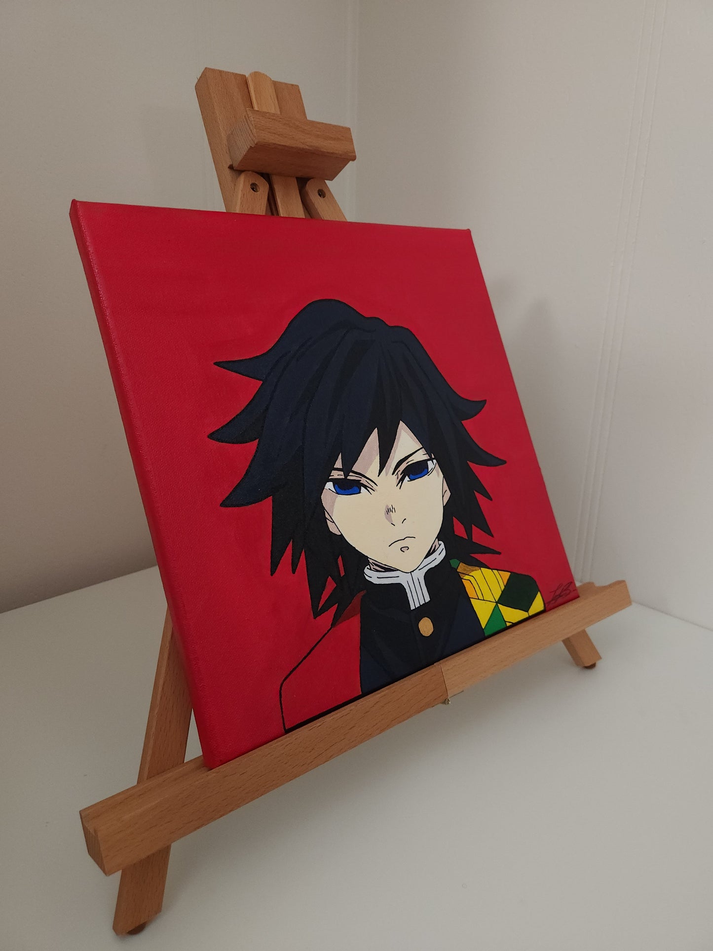 Giyu Tomioka Handmade Acrylic Anime Painting