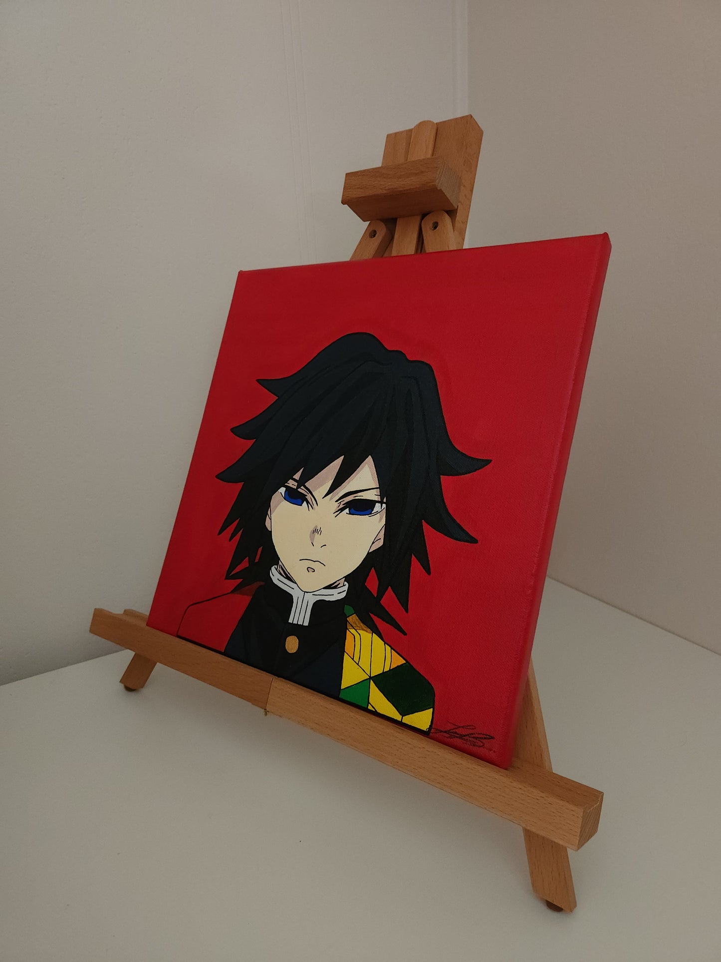 Giyu Tomioka Handmade Acrylic Anime Painting