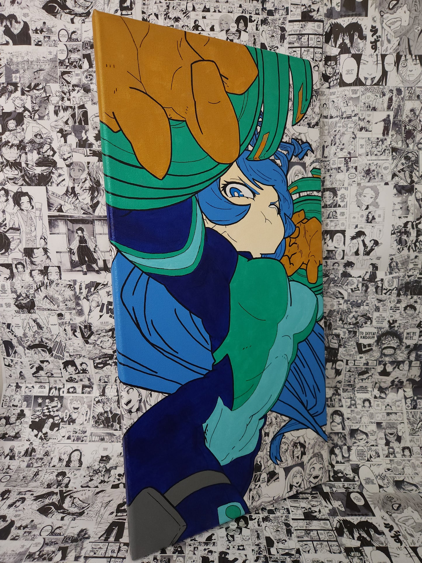 Nejire Chan Handmade Acrylic Anime Painting