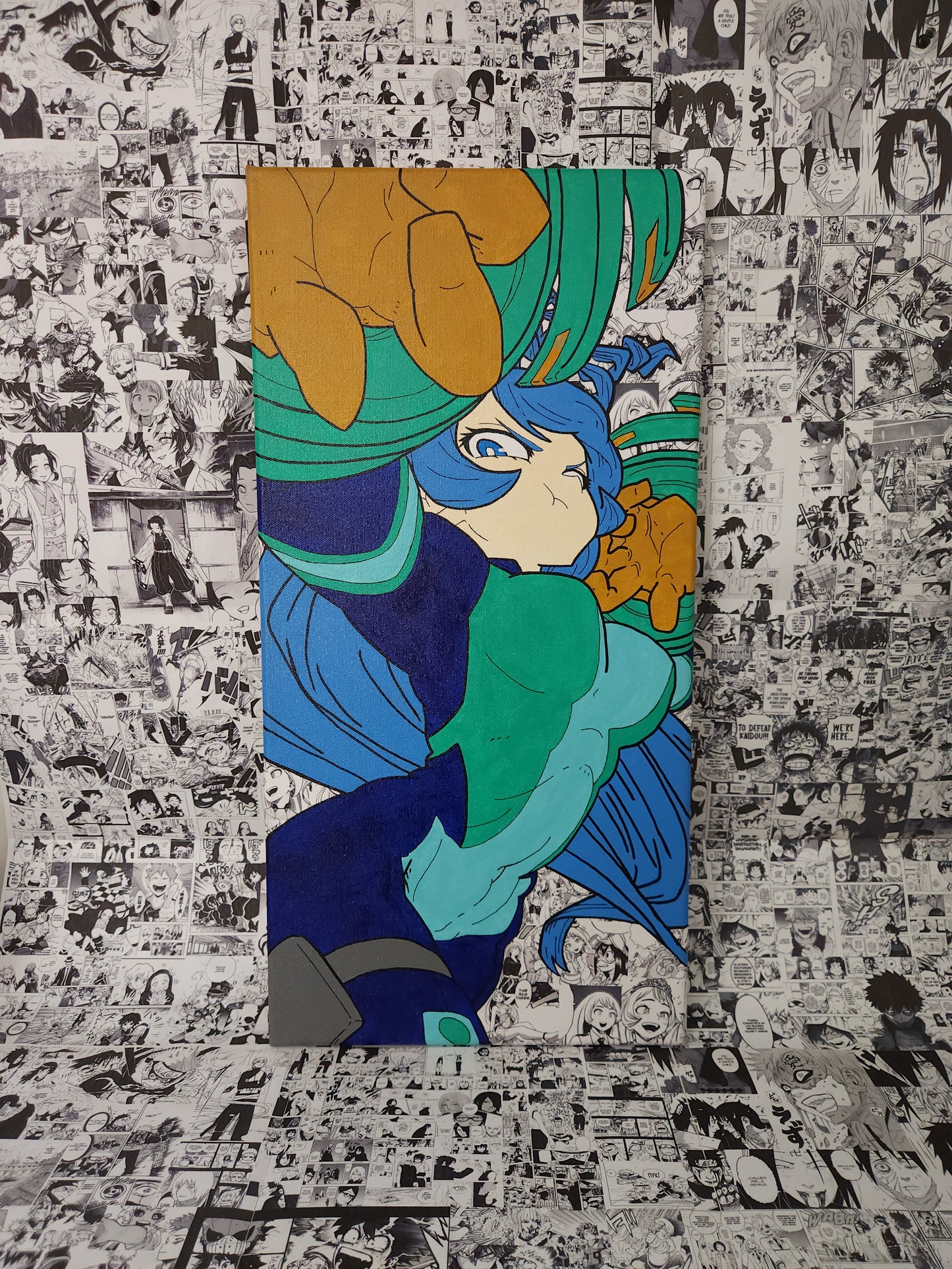 Nejire Chan Handmade Acrylic Anime Painting