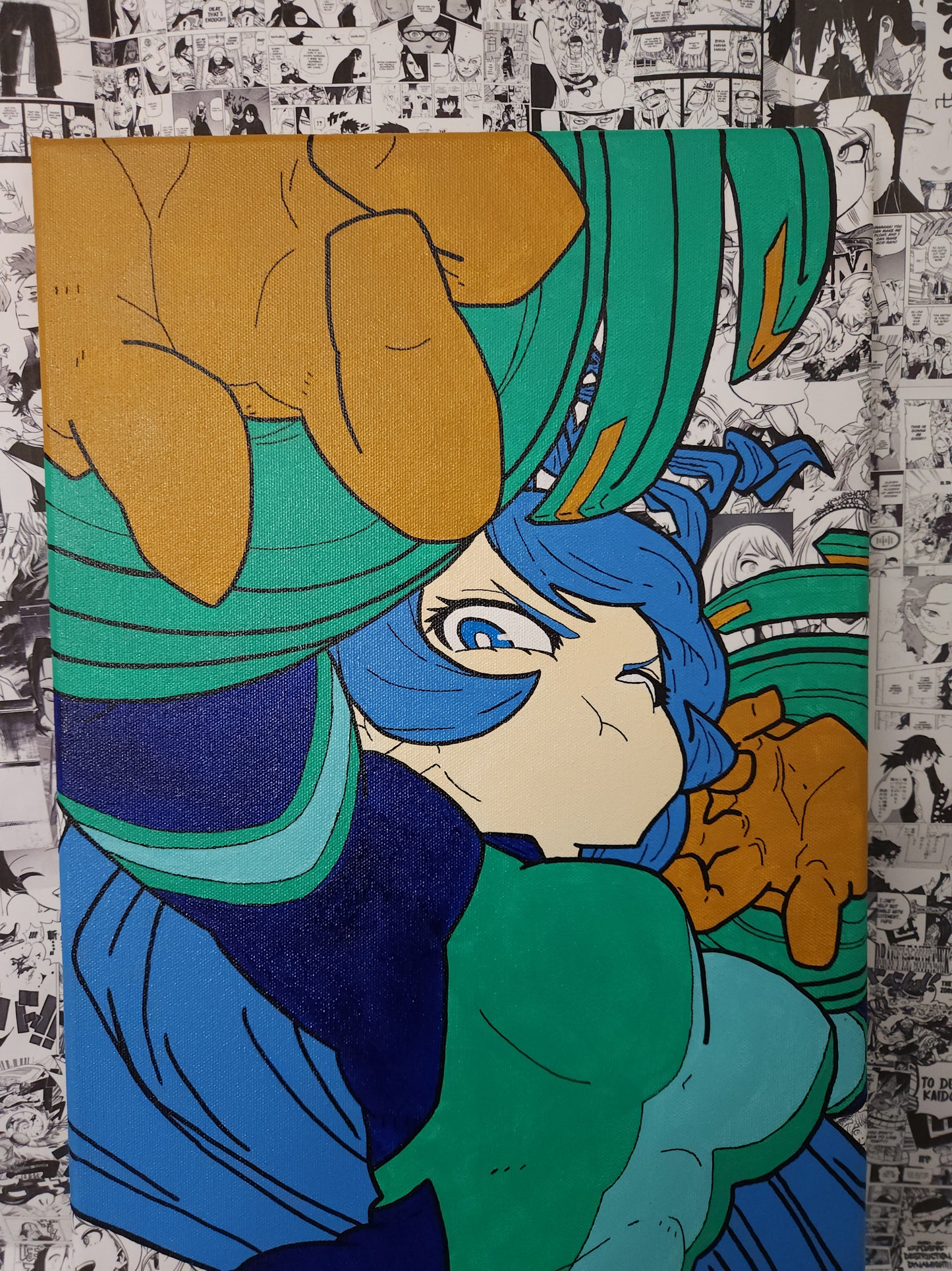 Nejire Chan Handmade Acrylic Anime Painting